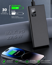 AquaSpy Outdoor Powerbank – 20W Schnelllade-Akku mit USB-C & Display
