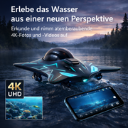 AquaSpy 4K Wasserdrohne mit Unterwasserkamera für klare Fotos und Videos in Seen, Pools und am Meer